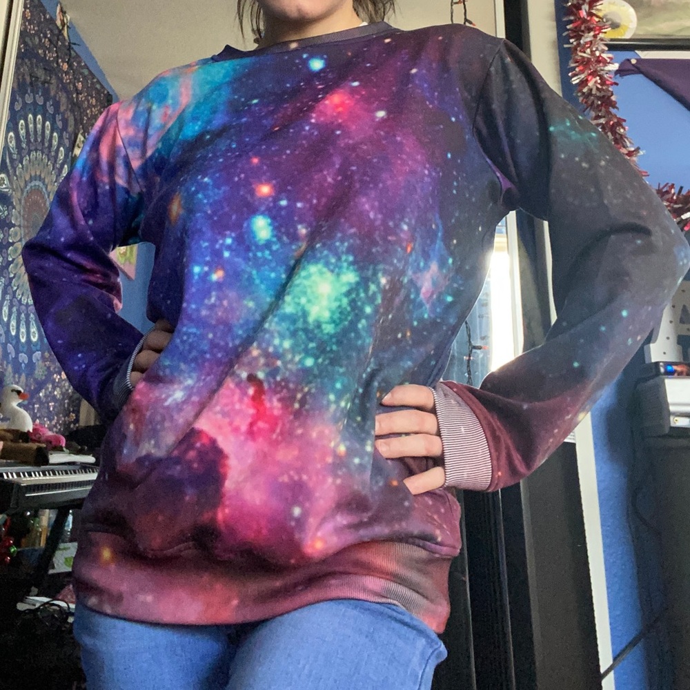 Galaxy Patterned Sweater